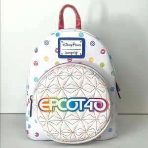 Disney Parks Loungefly Epcot 40th Anniversary Backpack NWT